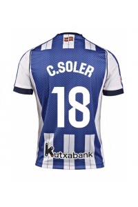 Real Sociedad Carlos Soler #18 Jalkapallovaatteet Kotipaita 2025-26 Lyhythihainen